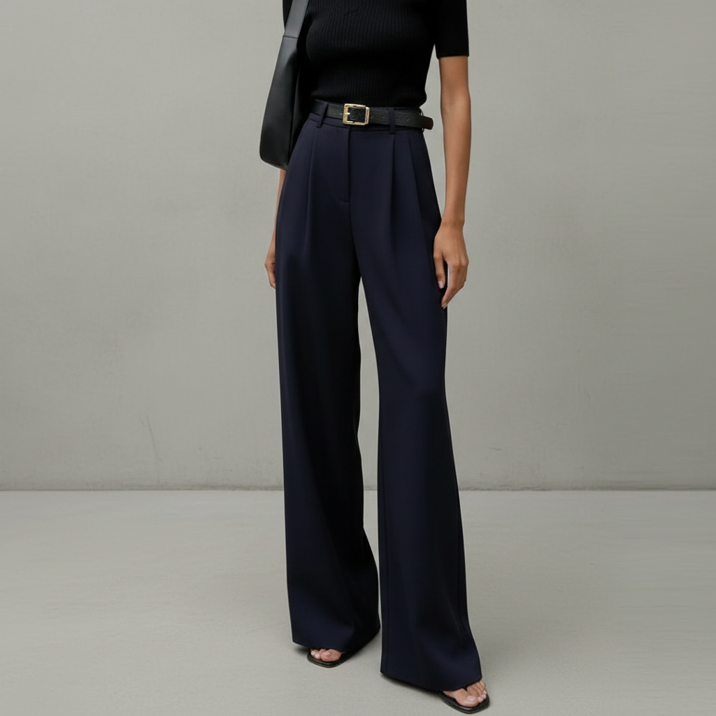 Marlene - Elegante Hose mit weitem Bein