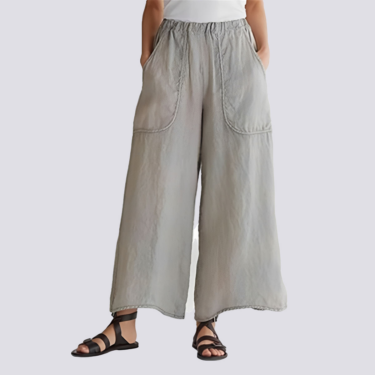 Angela - Bequeme Hose mit weiten Beinen für Damen
