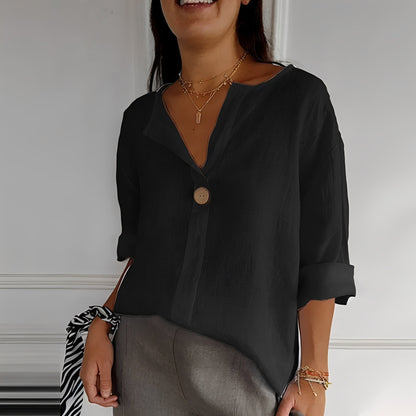 Stephanie - Lockere und weite Bluse für Frauen