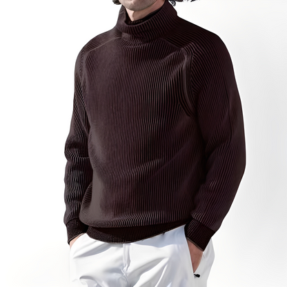 Jarrett – Herrenpullover mit hohem Kragen