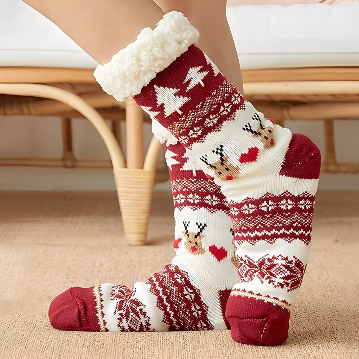 Kassia - Schicke und bequeme Weihnachtssocken