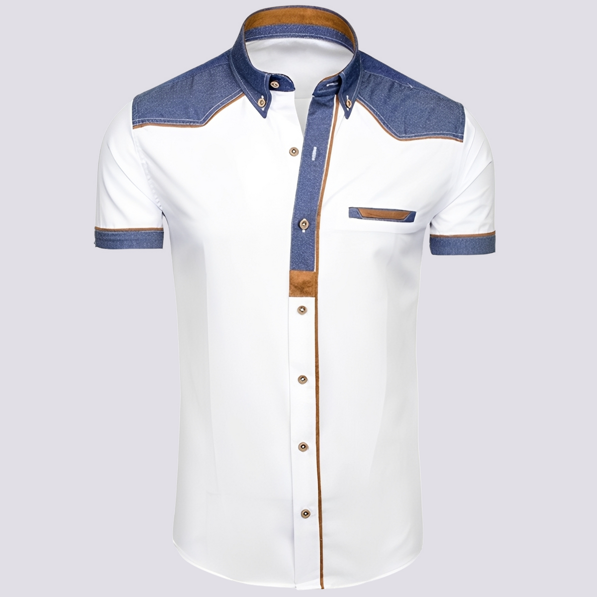 Frank - Polo aus elegantem Denim für Frauen