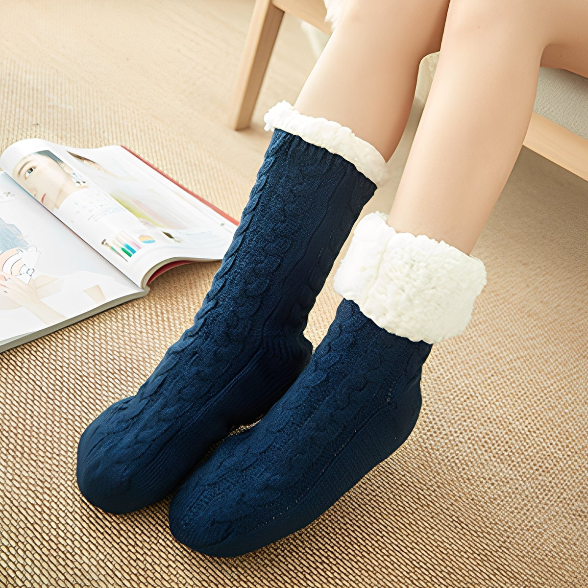Jessica - Bequeme Damensocken für frostige Wintertage