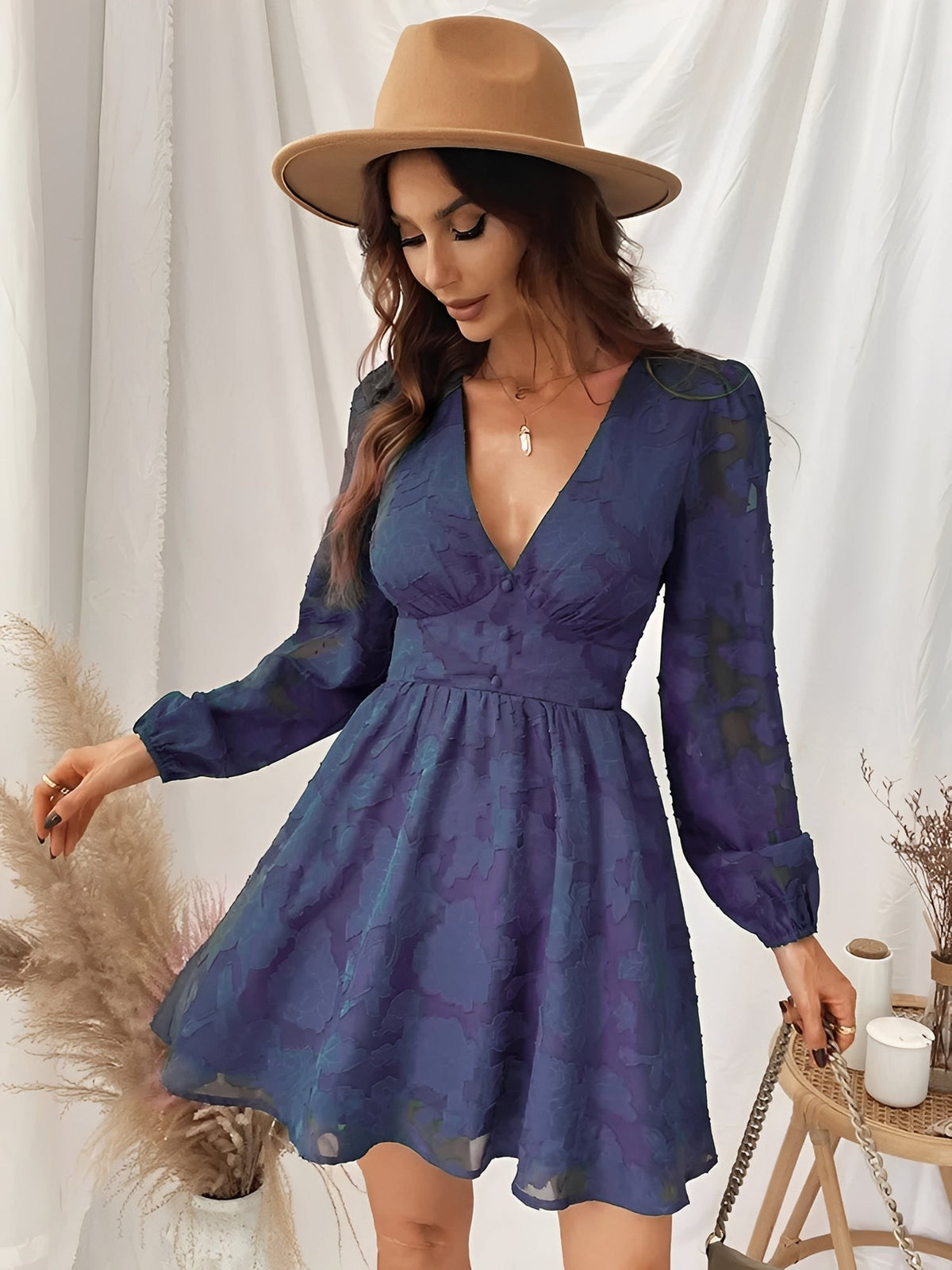 Thea - Elegantes Mini-Kleid in A-Linie für Frauen