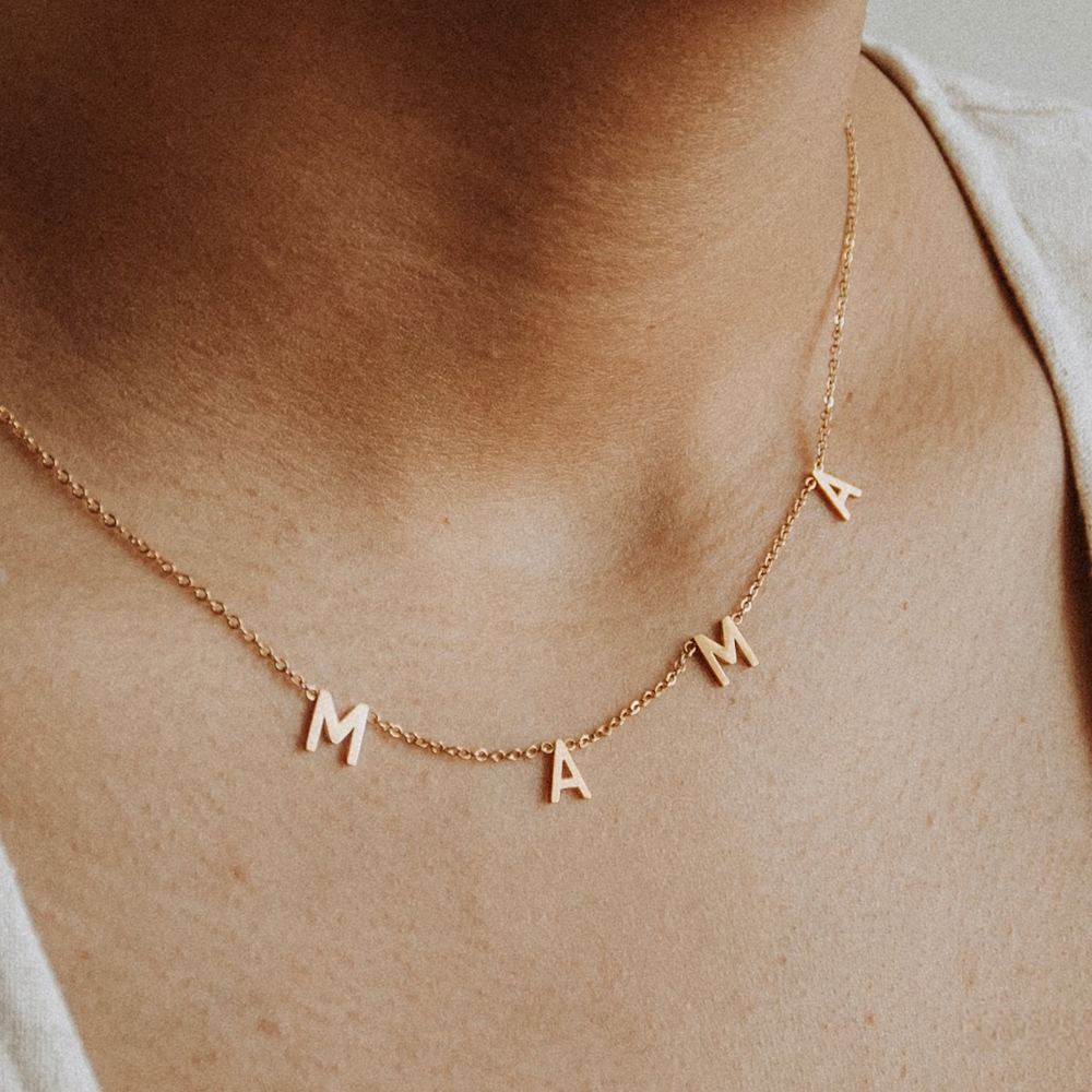 Mama-Halskette - Geschenk-Halskette für den Muttertag