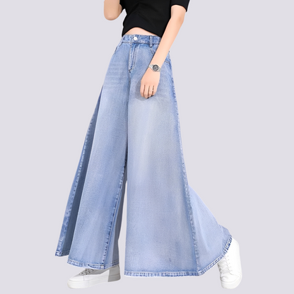Cassie - Elegante Jeans mit weiten Beinen für Frauen