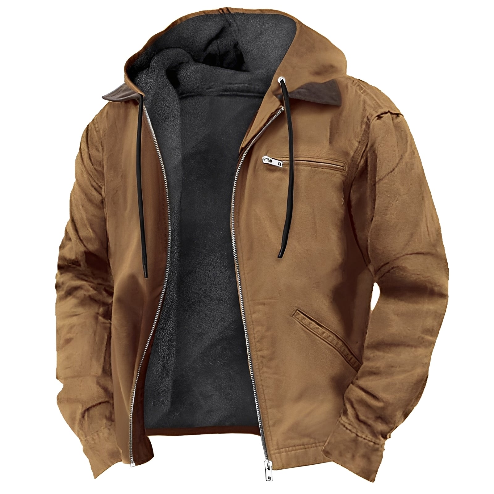 Dwayne - Warme Herren-Kapuzenjacke