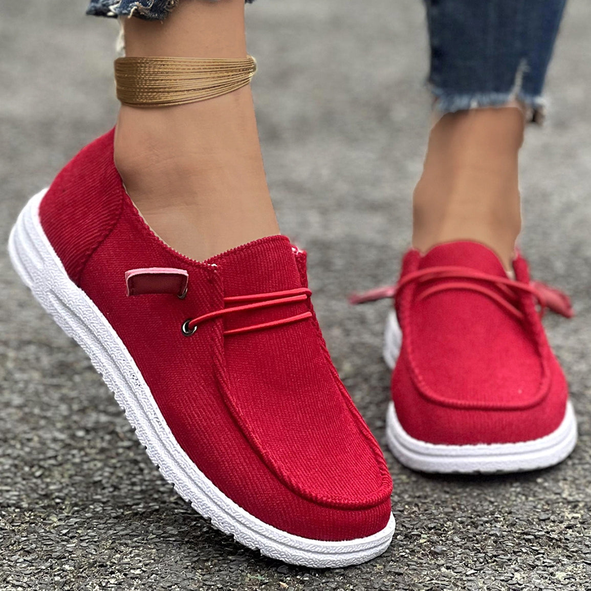 Ellie - Elegante flache Mokassins für Frauen