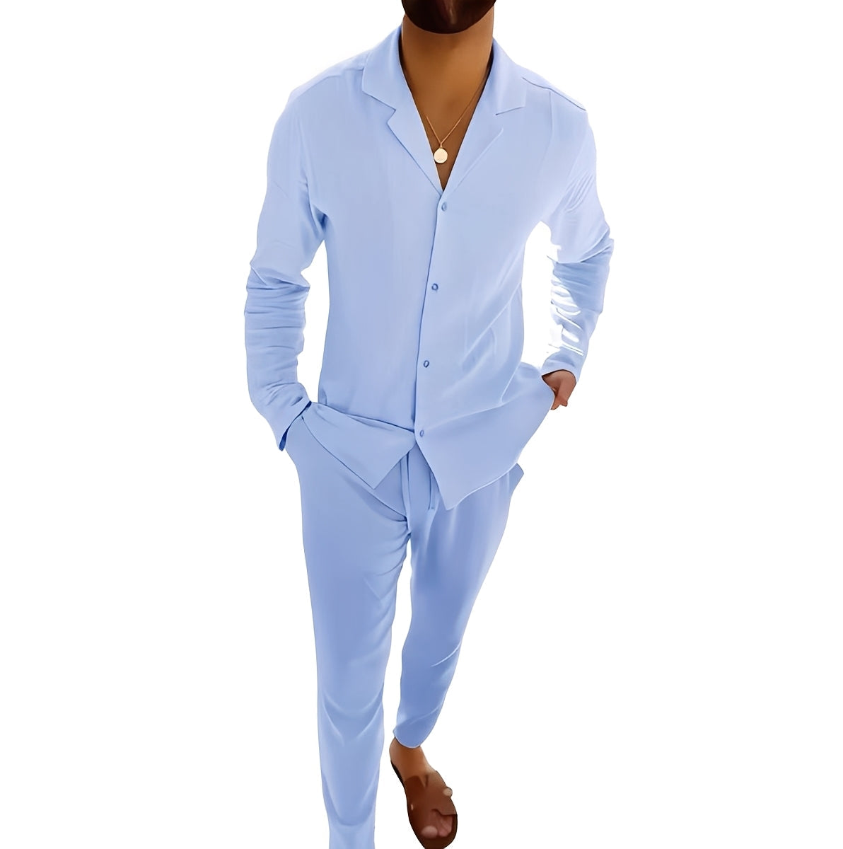 Hadrien - Herren-Set mit Langarmshirt und Hose