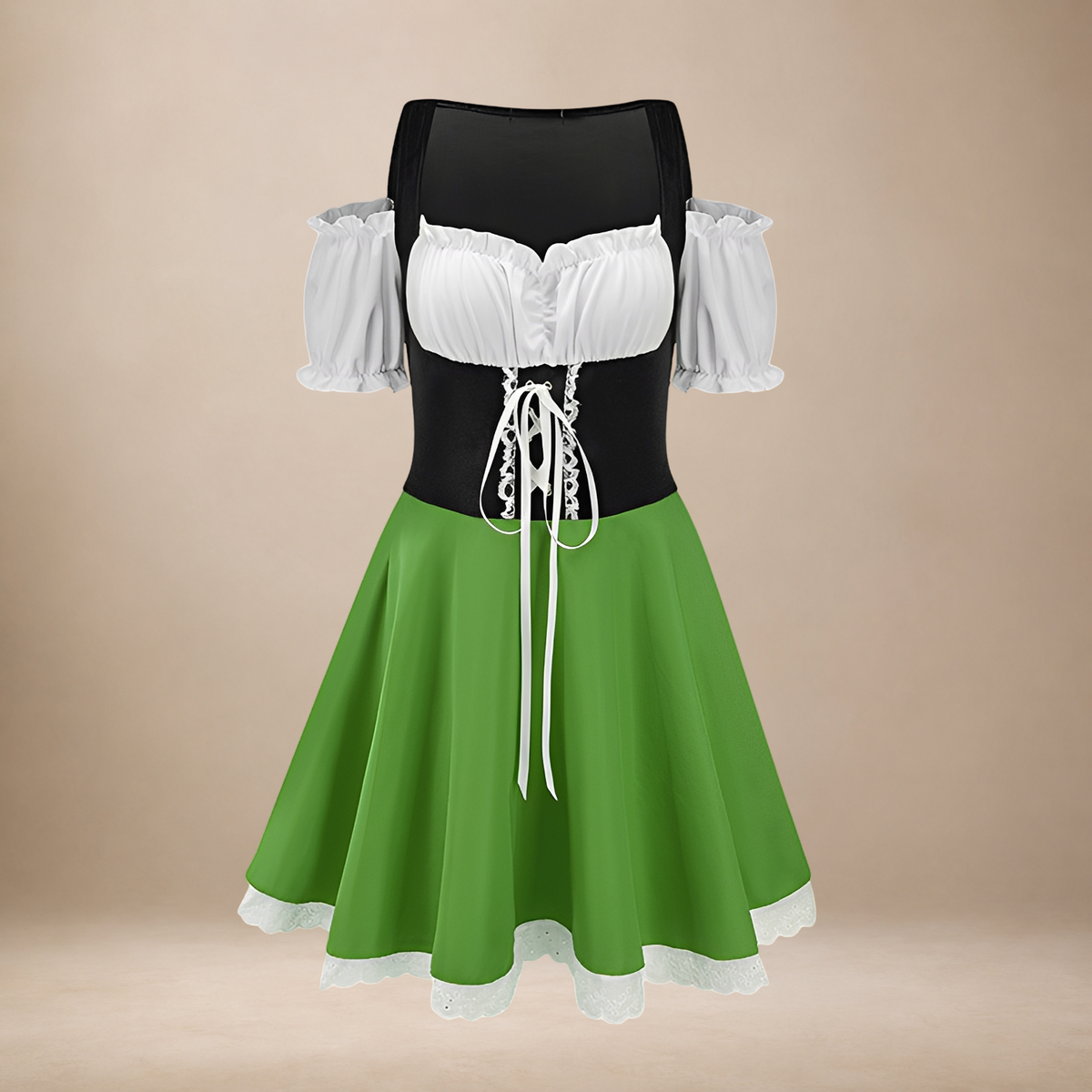 Daisie - Modernes, kurzes, traditionelles Oktoberfest-Kleid (Futter nicht enthalten)