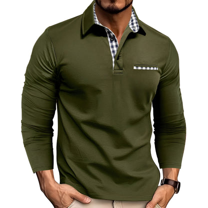 Rupert - Komfortables Langarm-Poloshirt für Herren