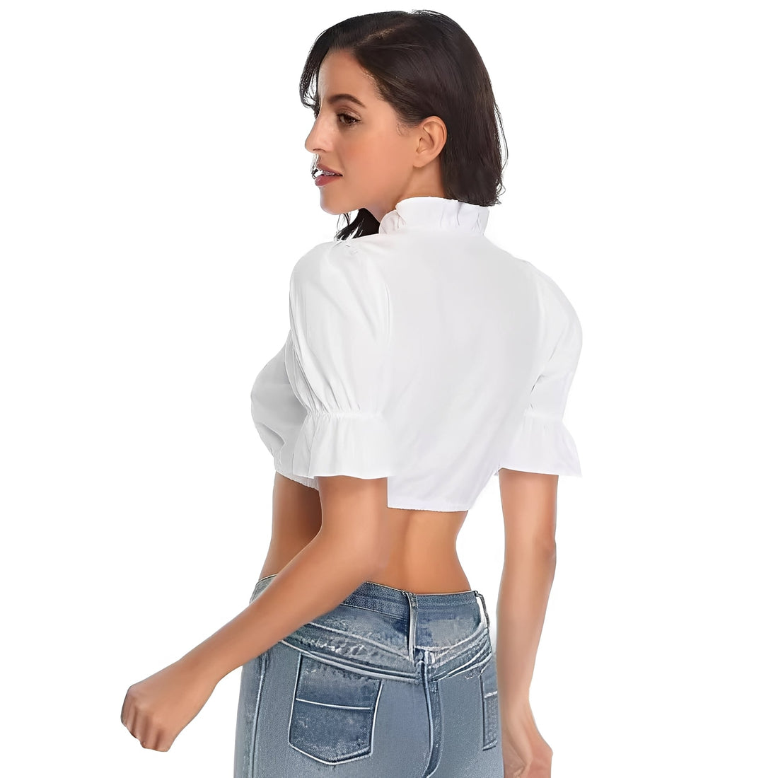 Zenia  Elegante Trachten-Dirndlbluse