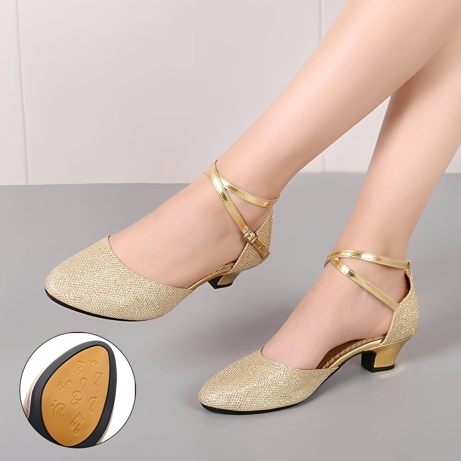 Carrie - Glitzernde Damensandalen