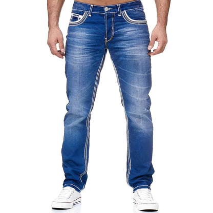 Andy - Elegante Herrenjeans mit abgenutztem Look