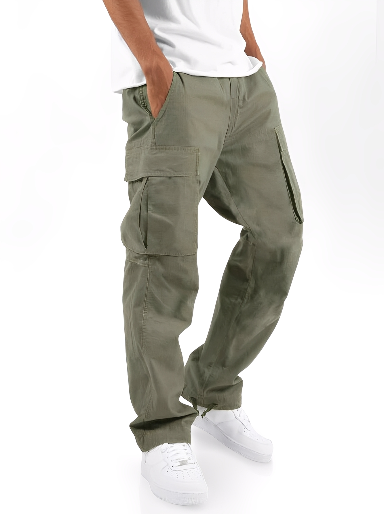 Ronelle - Komfortable Herren-Cargohose mit Kordelzug