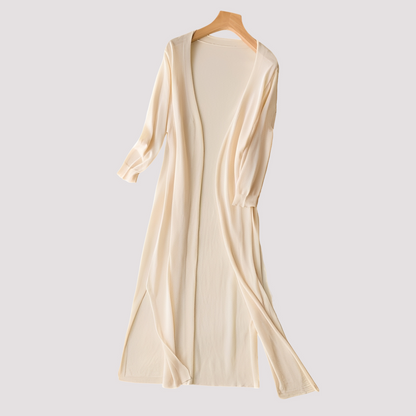 Fannie - Langer lässiger Cardigan für Frauen