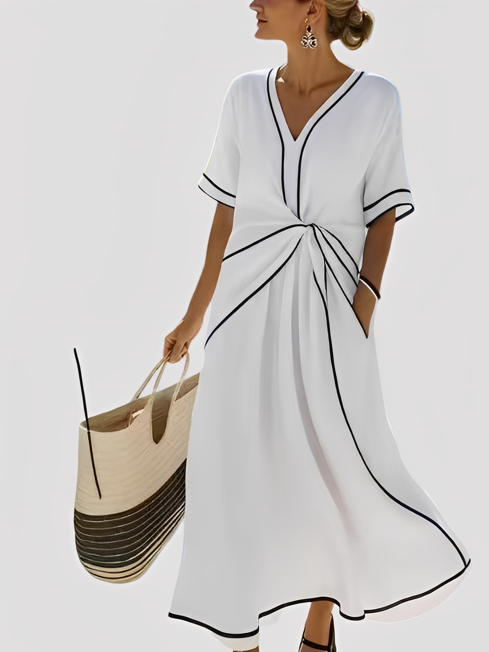 Mabel - Elegantes und lockeres Maxikleid für Frauen