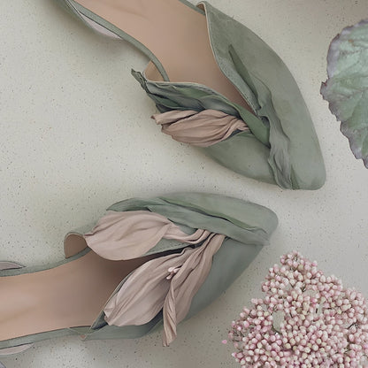 Jennifer - Ballerines stylées pour femmes avec imprimé floral