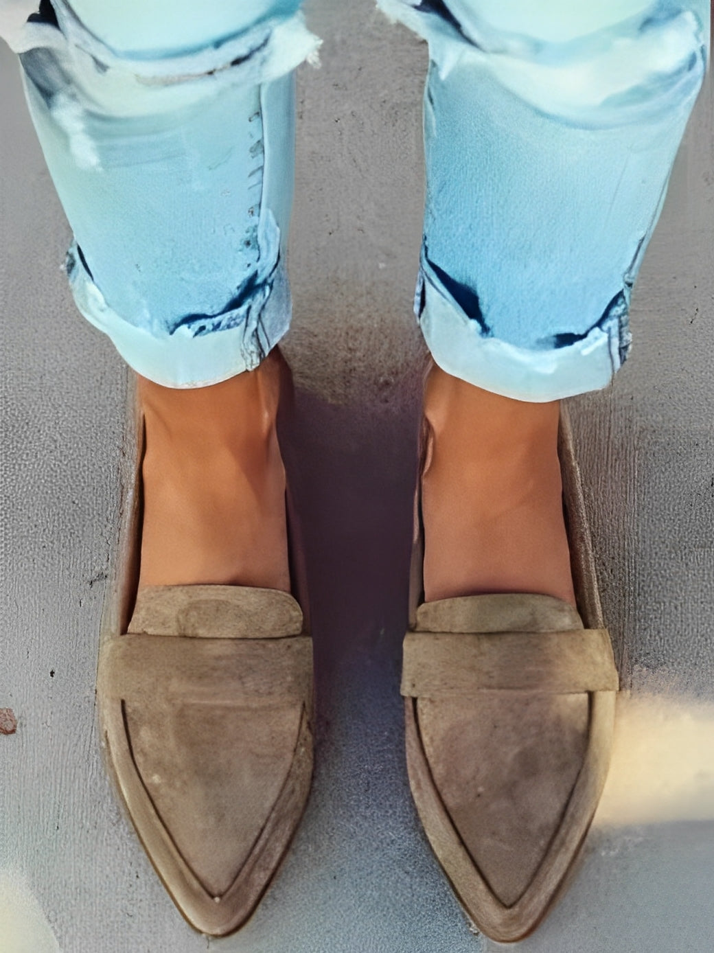 Christal – Elegante Loafer mit spitzer Zehenpartie für Damen