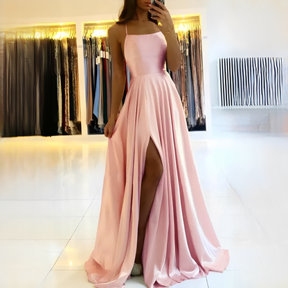 Shamcy - Elegantes Maxi-Kleid mit Schlitz