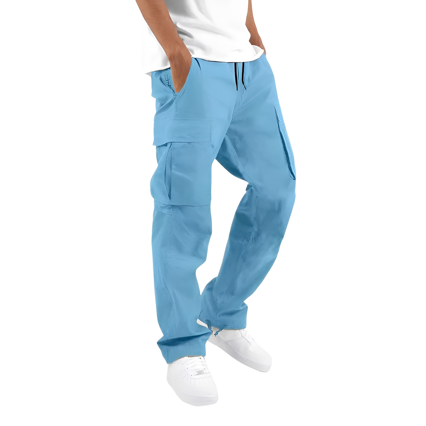 Cooper - Locker geschnittene Herren-Cargohose mit Kordelzug