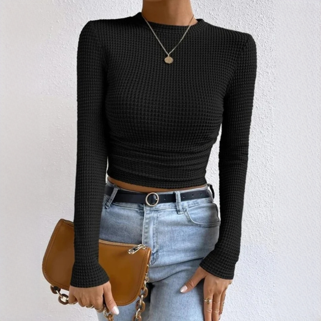 Tessa - Eleganter Pullover in schmaler Passform