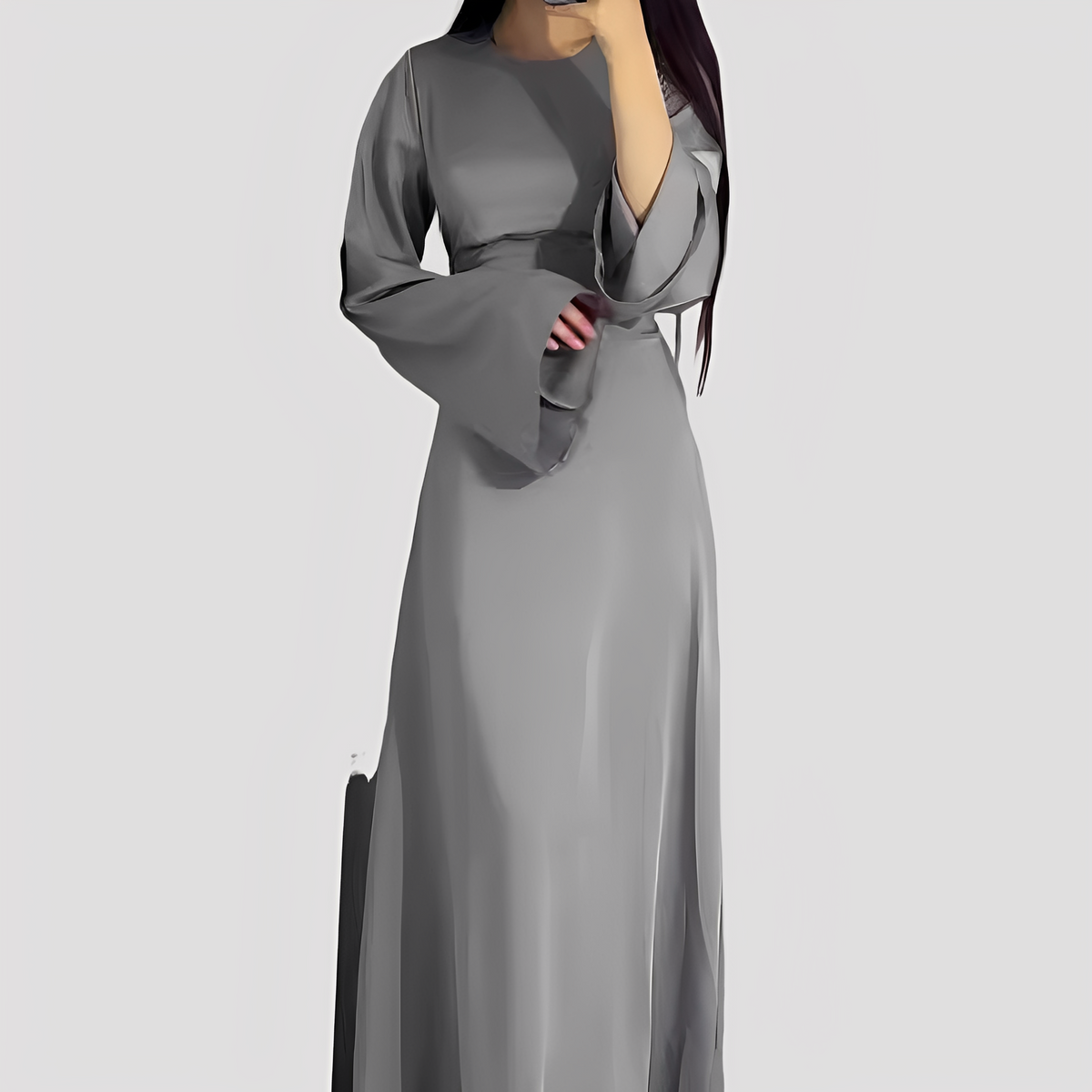Rebecca - Langes lässiges Kleid für Damen