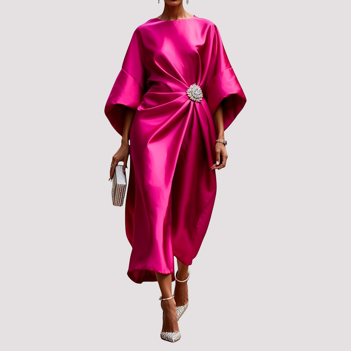 Kay - Modisches Wickel-Midikleid