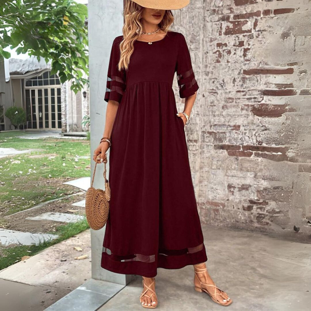 Amandine – Stilvolles Kleid mit bauchversteckendem Effekt