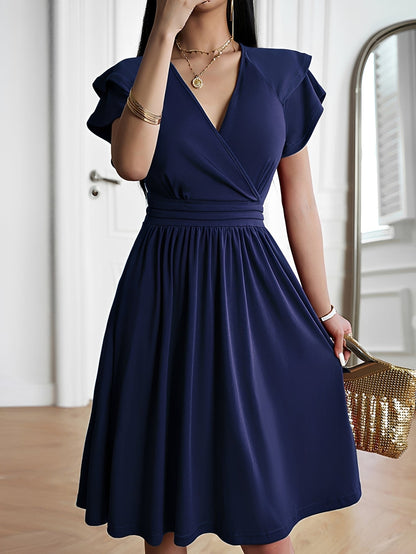 Laura - Stilvolles Kleid mit V-Ausschnitt für Damen