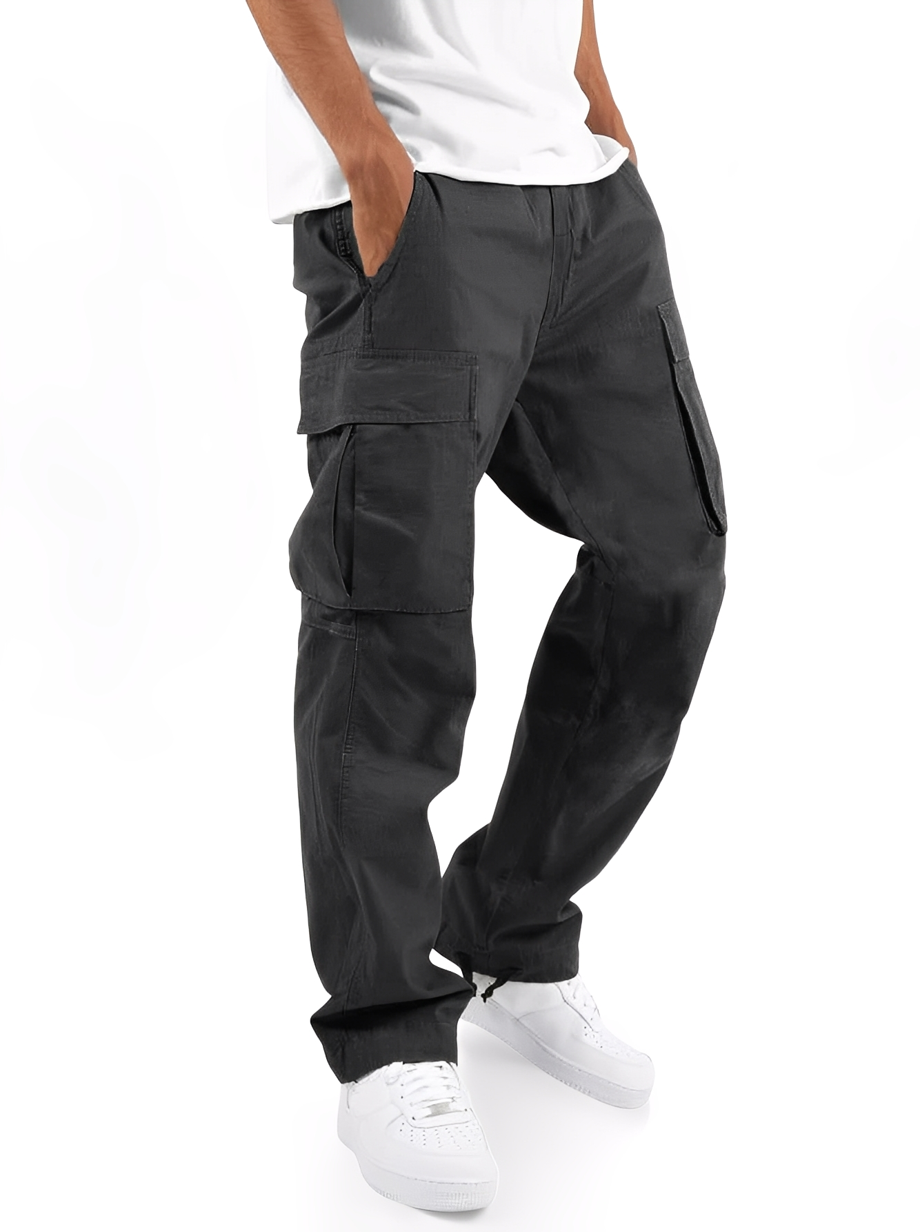 Ronelle - Komfortable Herren-Cargohose mit Kordelzug