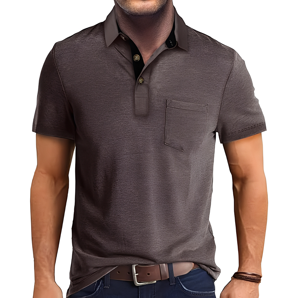Abner - Poloshirt im traditionellen Design