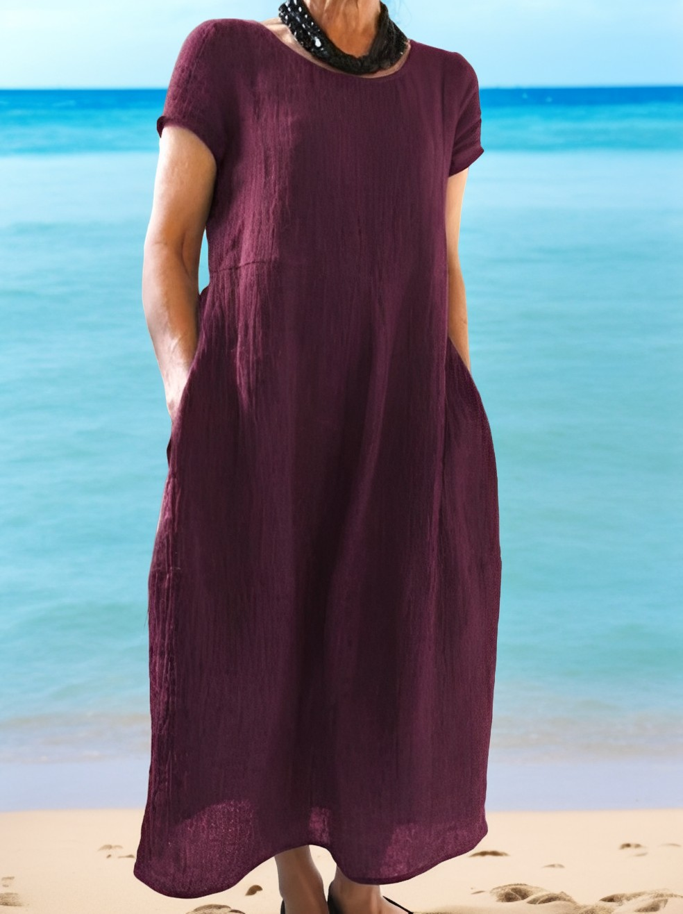 Allie - Kurzes, lockeres und legeres Kleid für Frauen