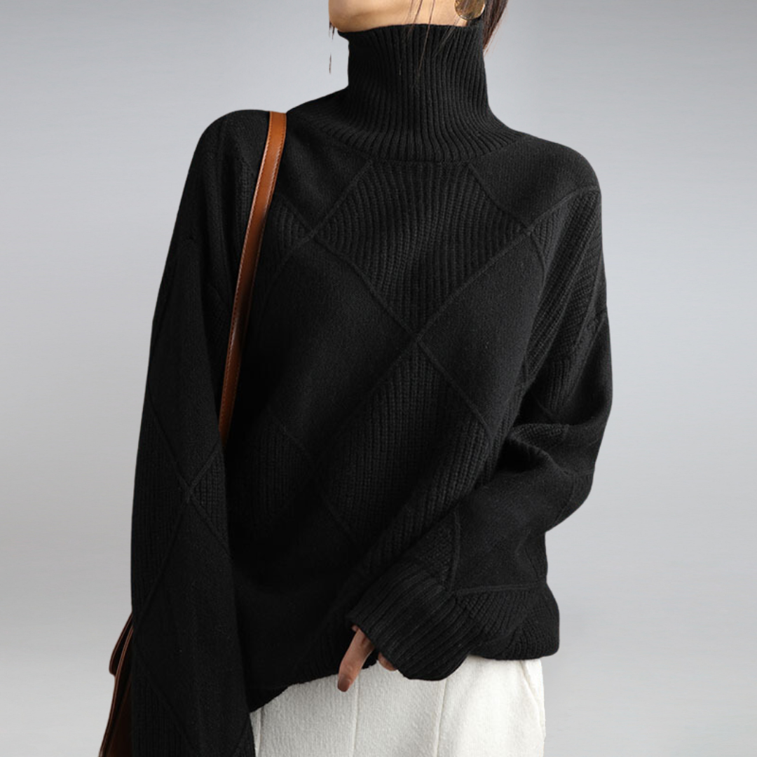 Camille - Eleganter Rollkragenpulli