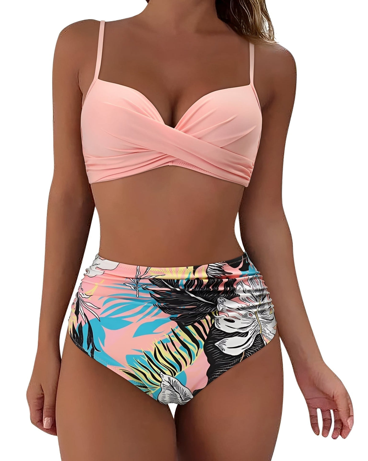 Jesse - Elegantes Bikini-Set mit hoher Taille für Frauen