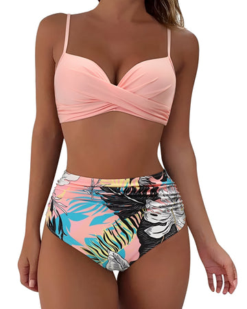 Jesse - Elegantes Bikini-Set mit hoher Taille für Frauen