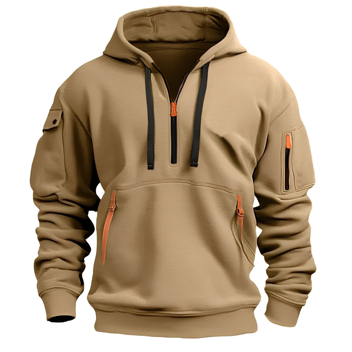 Burton – Moderner Hoodie mit halbem Reißverschluss für Herren