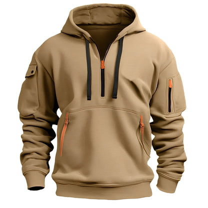 Burton – Moderner Hoodie mit halbem Reißverschluss für Herren