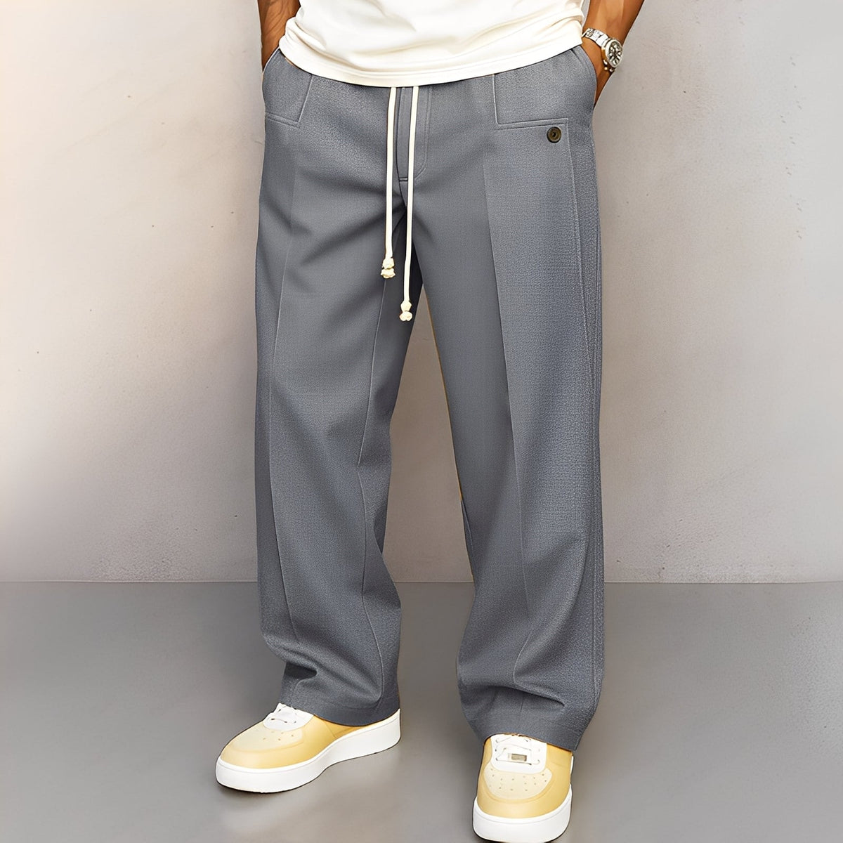 Henri - Komfortable Herrenhose mit Kordelzug