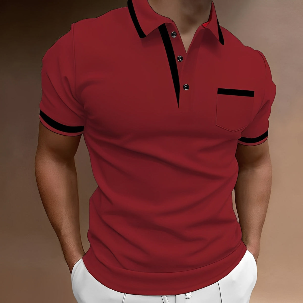 Bobby - Kurzarm-Freizeit-Polo für Herren