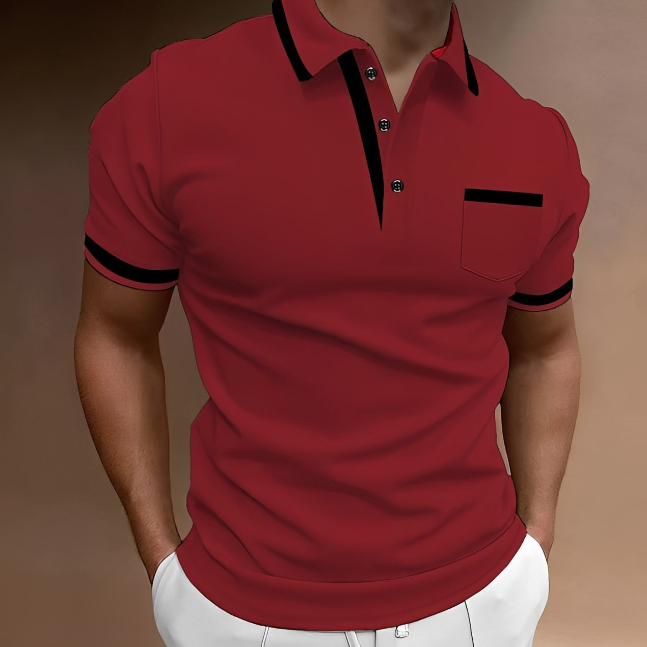 Bobby - Kurzarm-Freizeit-Polo für Herren