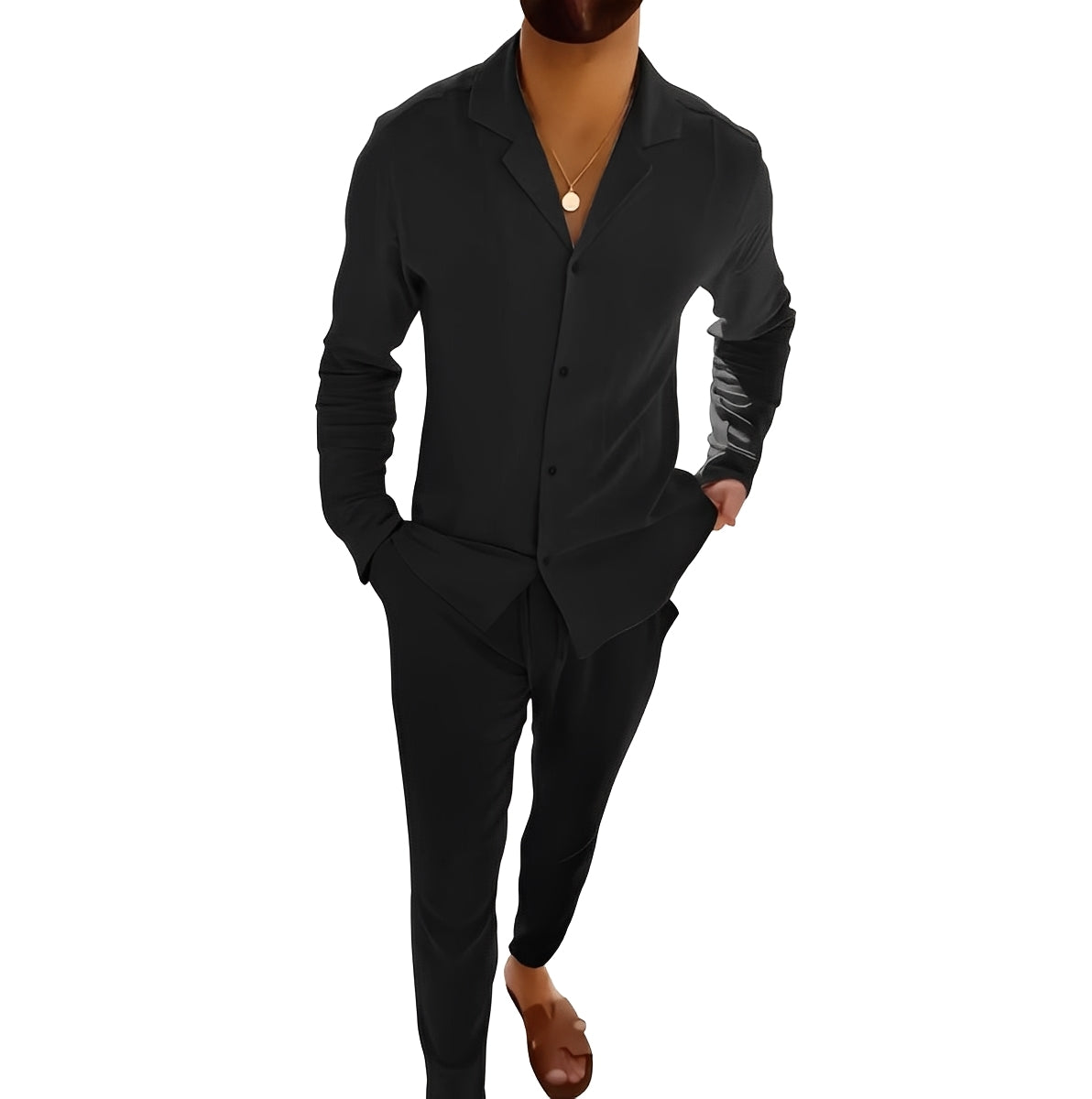 Hadrien - Herren-Set mit Langarmshirt und Hose