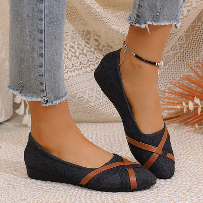 Leora - Elegante Schuhe mit überkreuzten Riemen für Frauen