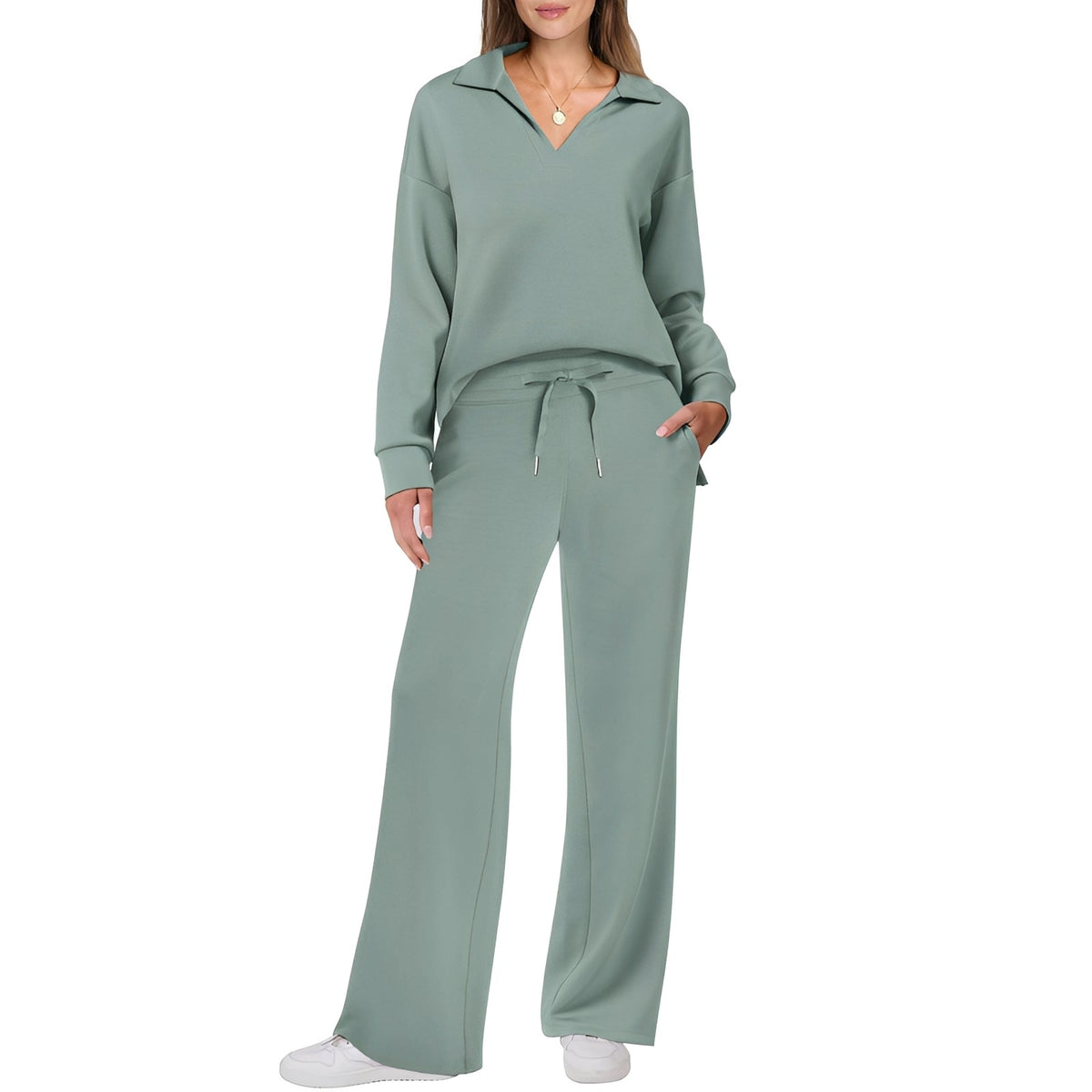 Carmena - Entspanntes und bequemes Hosen-Set