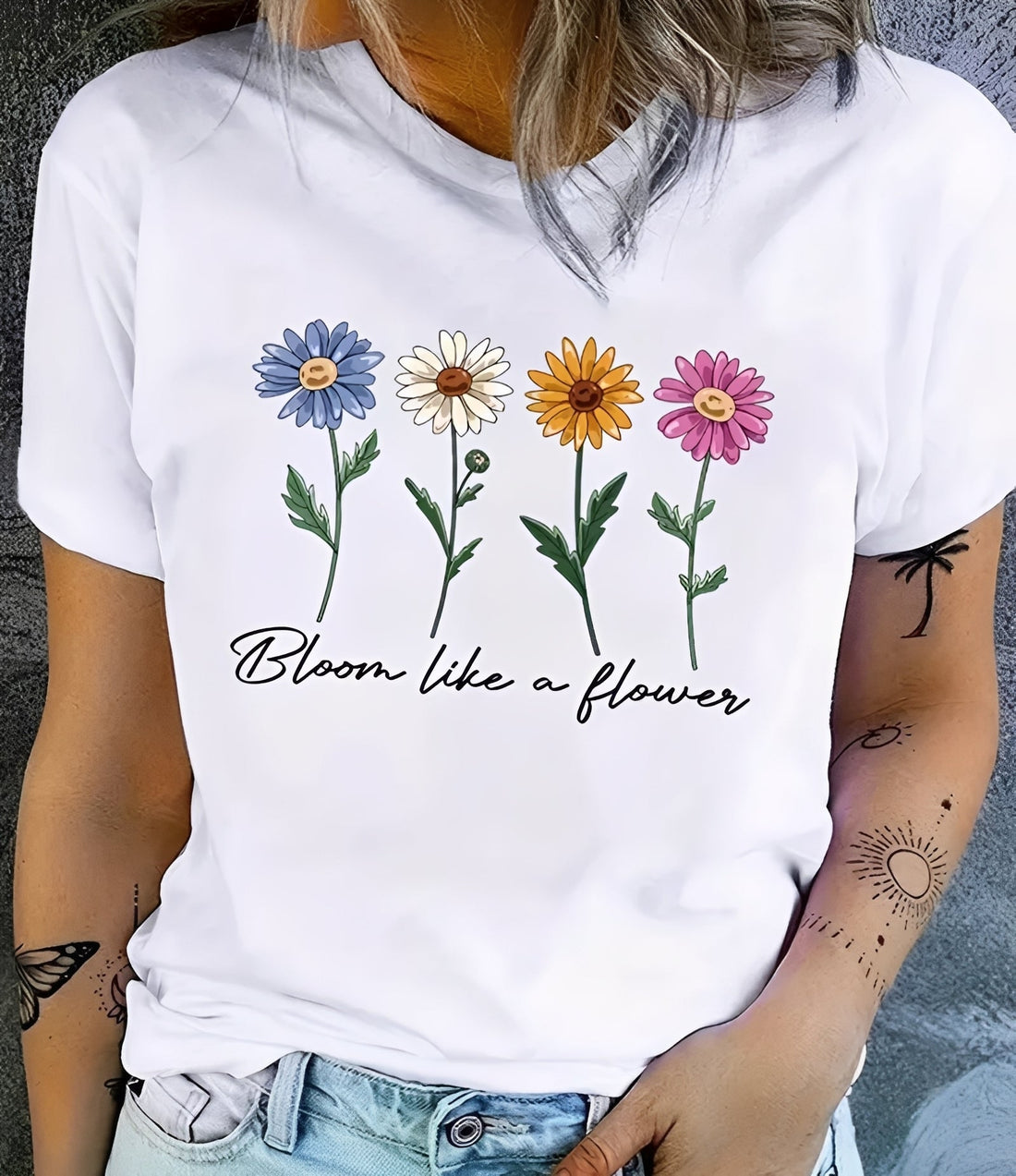 Julia - T-shirt bedruckt elegant für Frauen