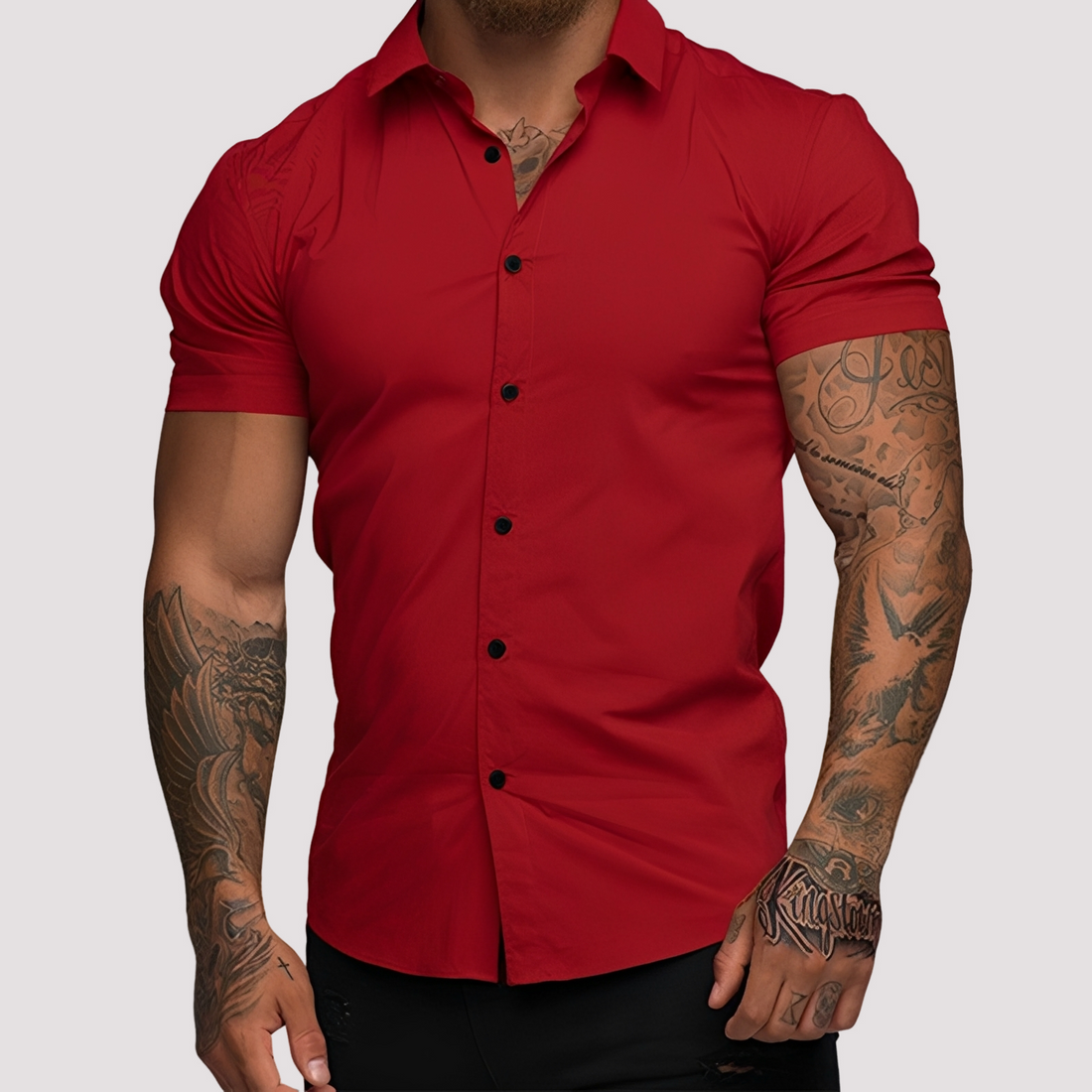 Oscar - Slim-Fit-Kurzarmhemd für Herren