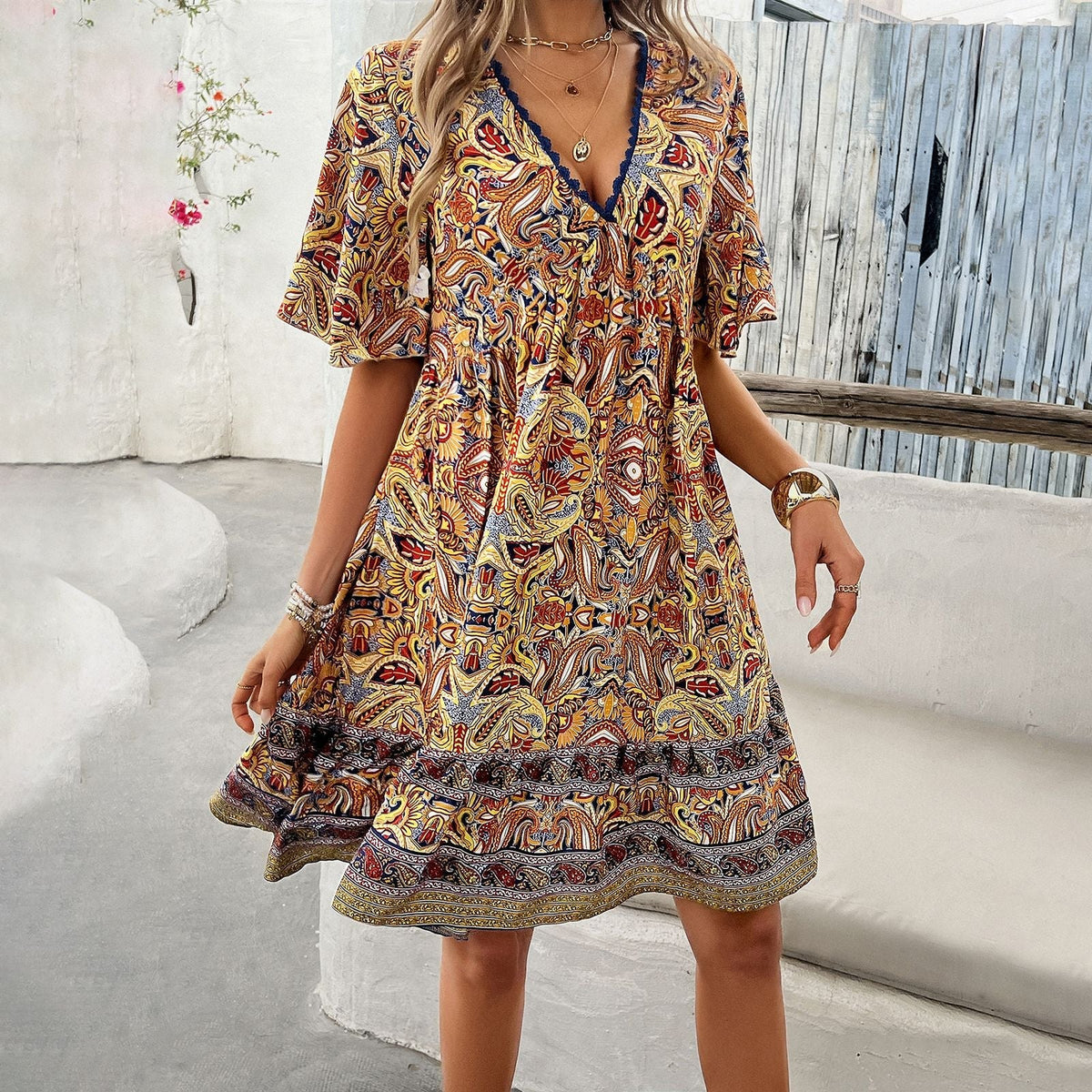 Nicole - Elegantes und fließendes Kleid für Frauen
