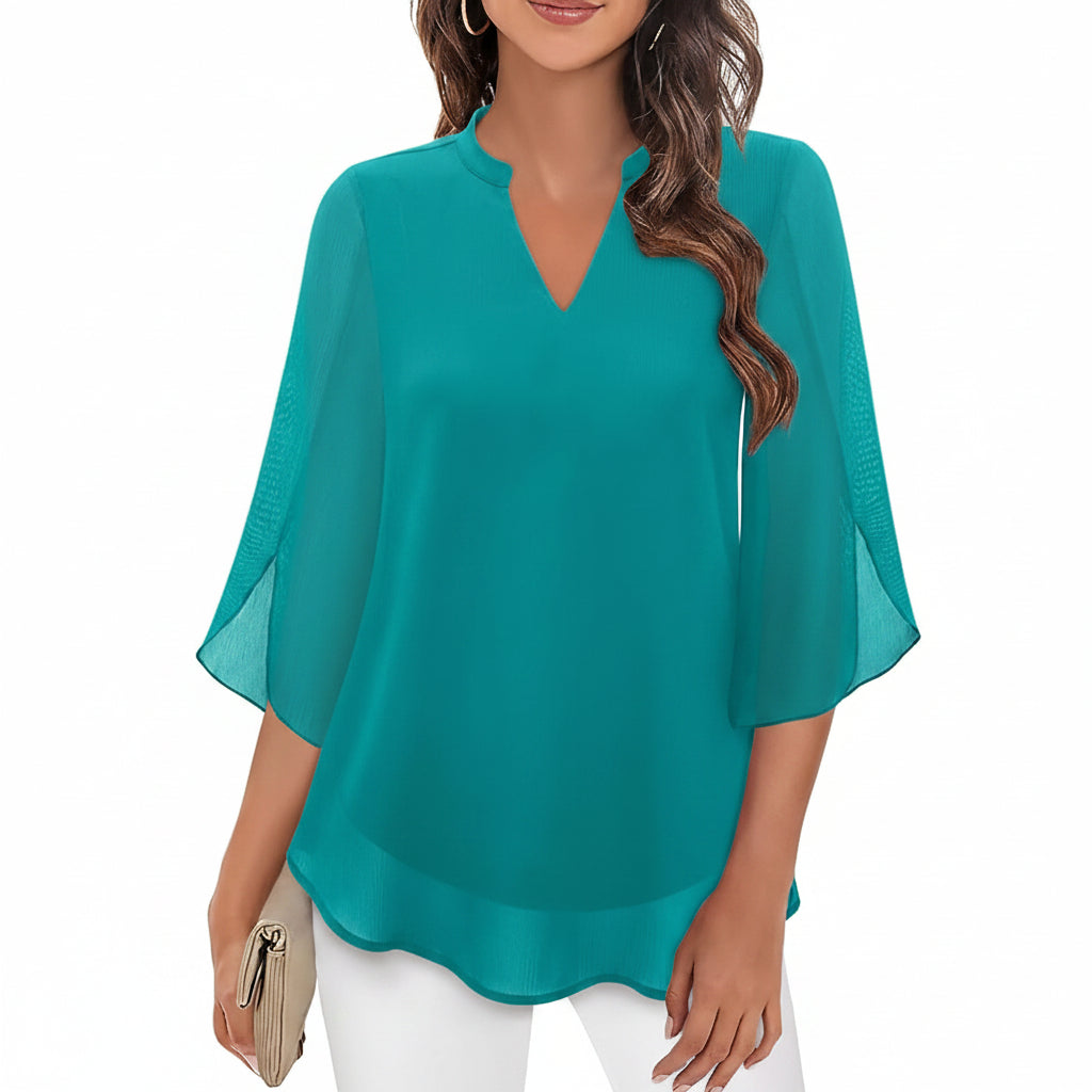 Brianna - Locker geschnittene Bluse mit stilvoller Form