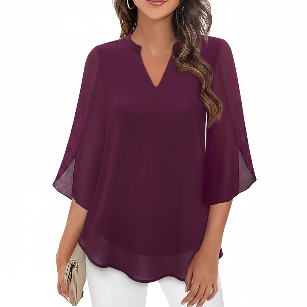 Brianna - Locker geschnittene Bluse mit stilvoller Form