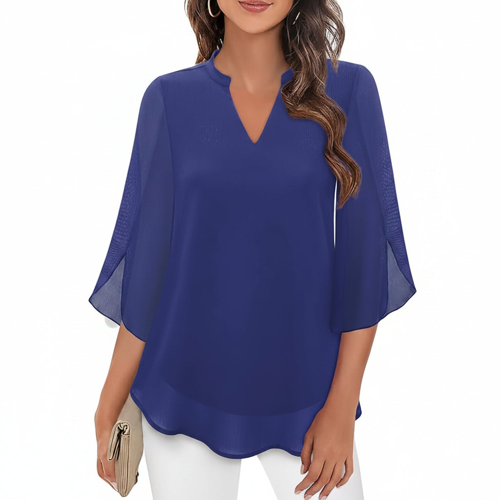 Brianna - Locker geschnittene Bluse mit stilvoller Form